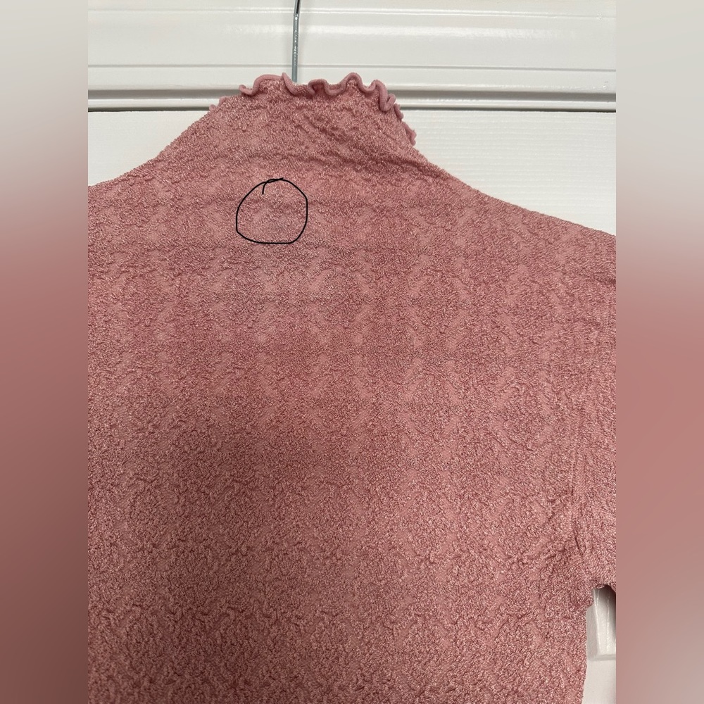 10. NWOT Free People Mara Mock Neck Bodysuit - Picture 4 of 7